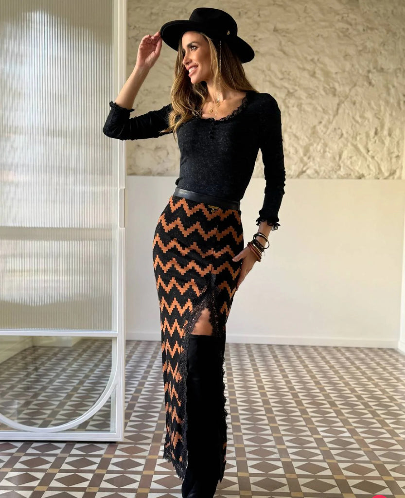 Falda AMARILIS CAMALEONICA